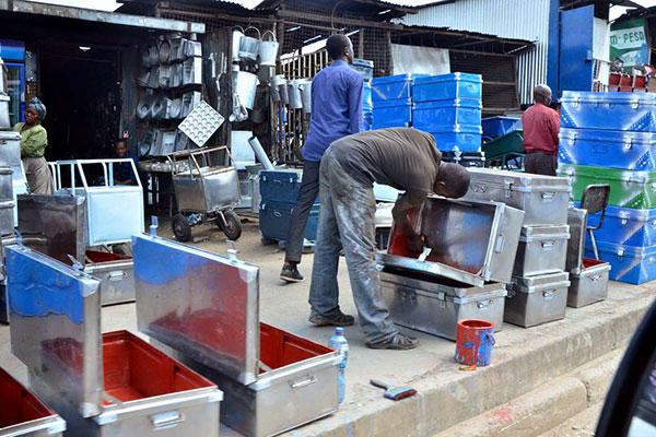 Juakali artisans at work